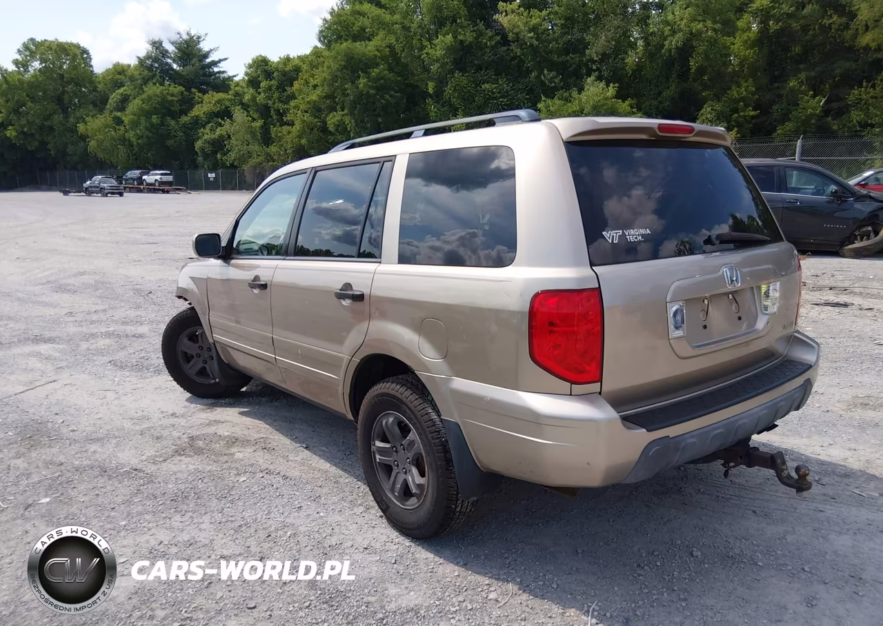 2005 Honda Pilot Ex-L VIN:5FNYF18585B025518 - 3
