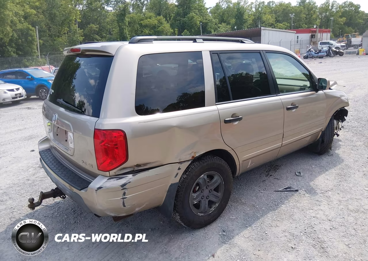 2005 Honda Pilot Ex-L VIN:5FNYF18585B025518 - 4