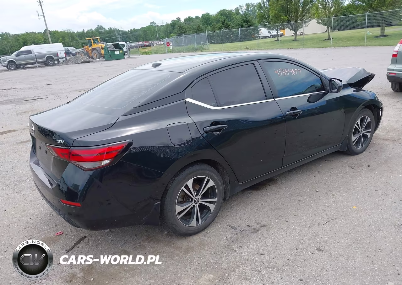 2022 Nissan Sentra Sv Xtronic Cvt VIN:3N1AB8CV0NY210456 - 4