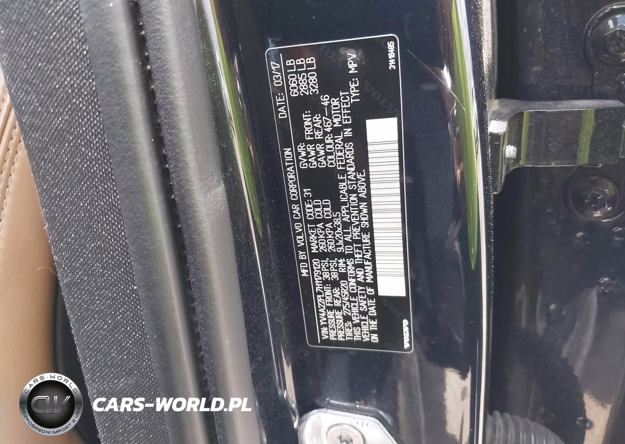 2017 Volvo Xc90 T6 Inscription VIN:YV4A22PL7H1179120 - 9