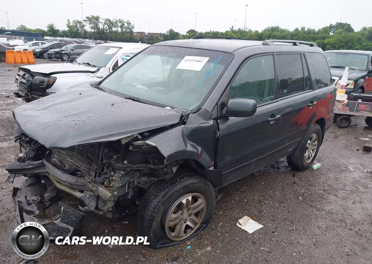 2003 Honda Pilot Ex-L VIN:2HKYF18543H575037 - 2