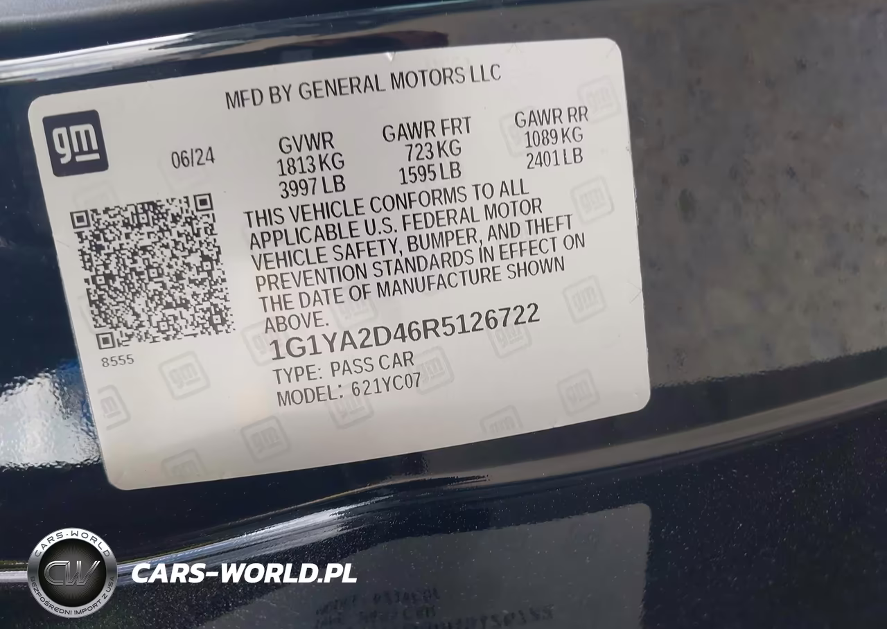 2024 Chevrolet Corvette Stingray Rwd 1Lt VIN:1G1YA2D46R5126722 - 9
