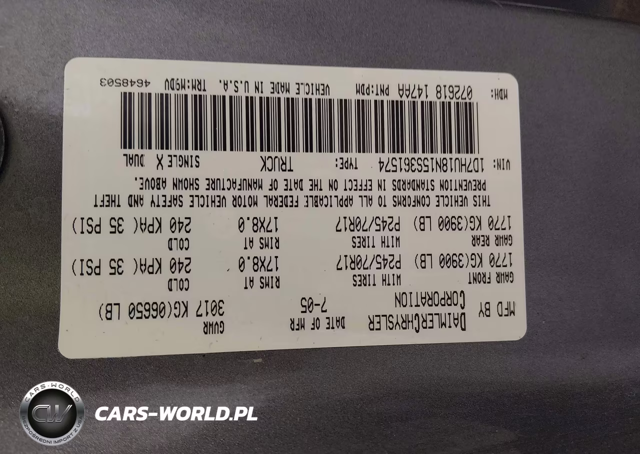 2005 Dodge Ram 1500 Slt-Laramie VIN:1D7HU18N15S361574 - 9