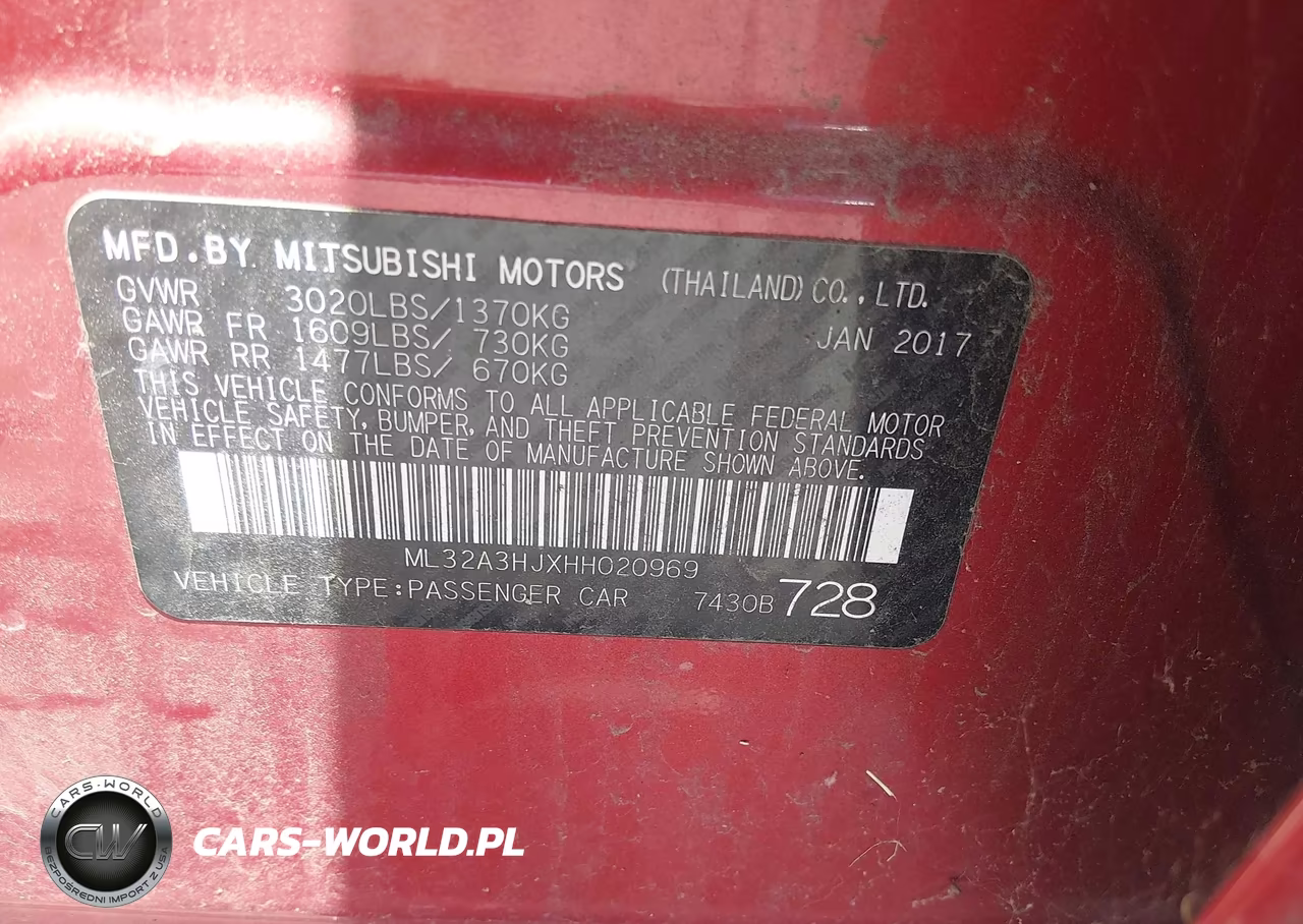 2017 Mitsubishi Mirage Es VIN:ML32A3HJXHH020969 - 9