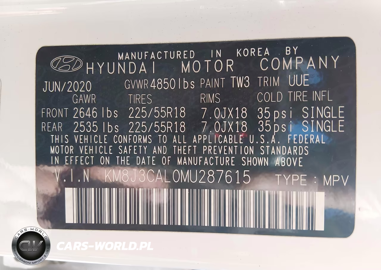 2021 Hyundai Tucson Ultimate VIN:KM8J3CAL0MU287615 - 8