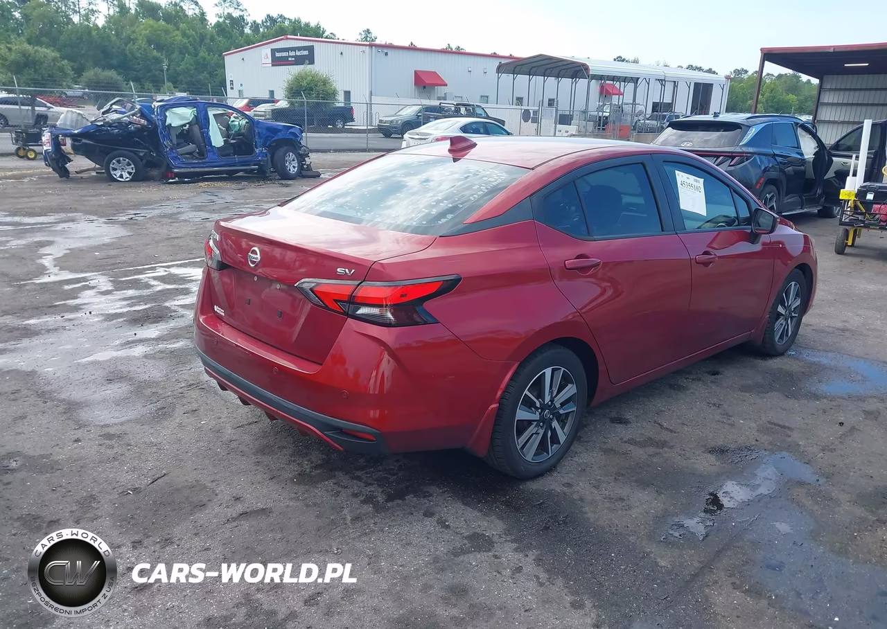 2020 Nissan Versa Sv Xtronic Cvt VIN:3N1CN8EV9LL860619 - 4