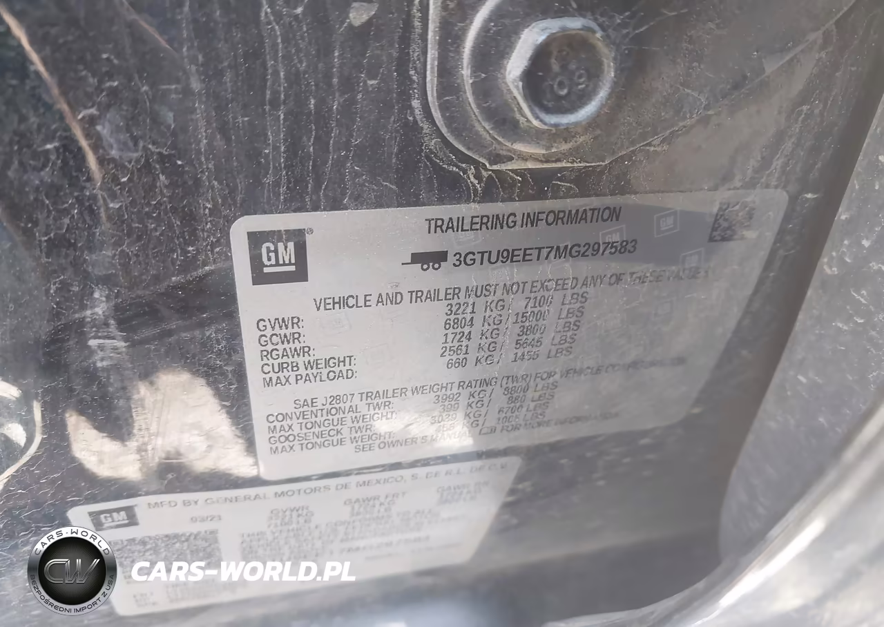 2021 GMC Sierra 1500 4Wd Short Box At4 VIN:3GTU9EET7MG297583 - 9
