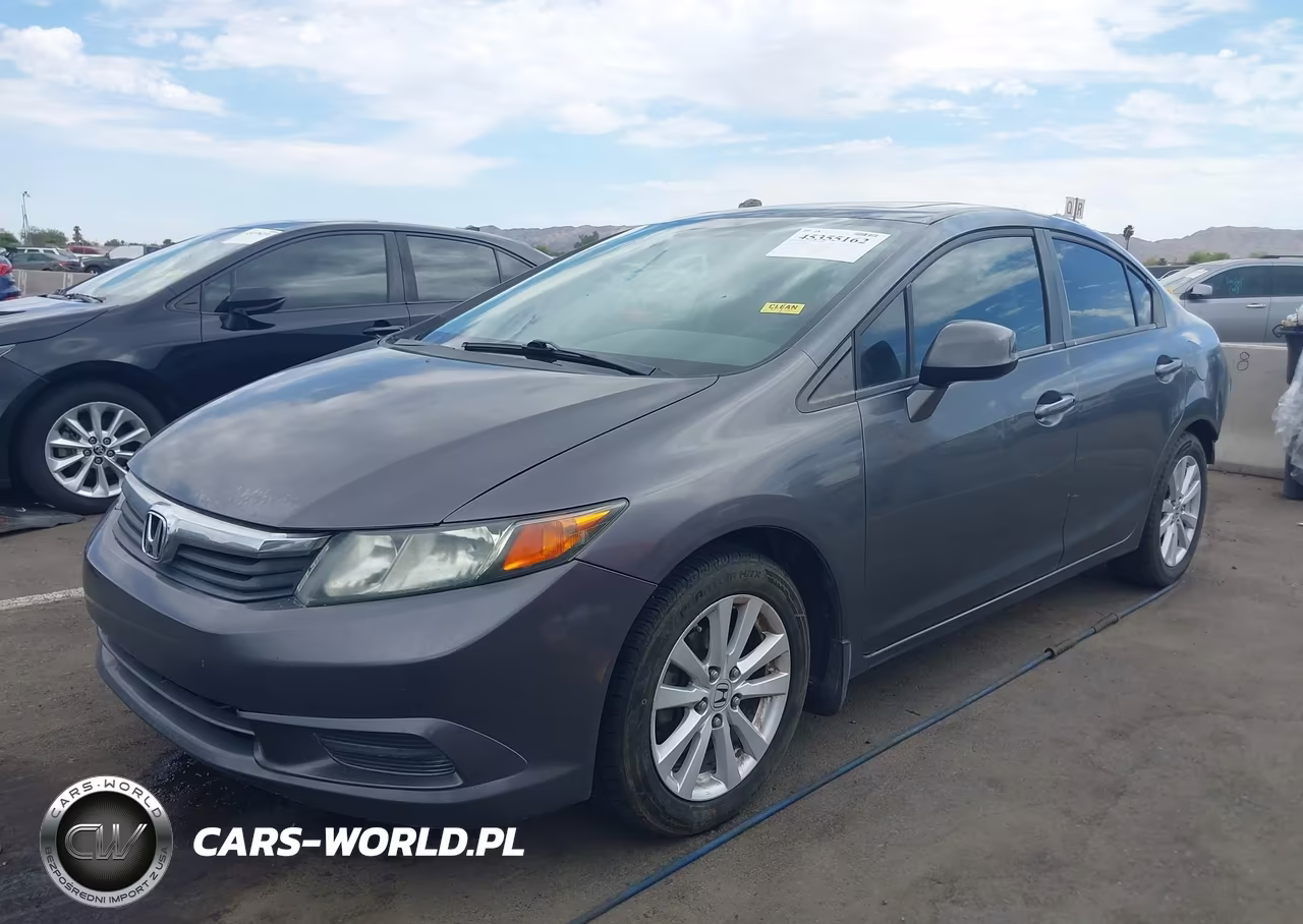 2012 Honda Civic Ex-L VIN:2HGFB2F93CH515646 - 2