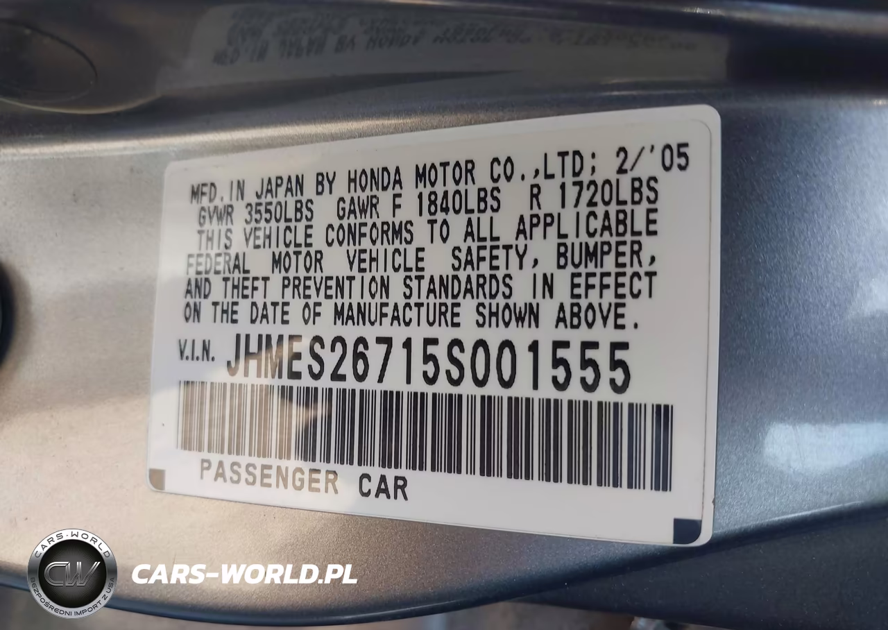 2005 Honda Civic Ex VIN:JHMES26715S001555 - 9