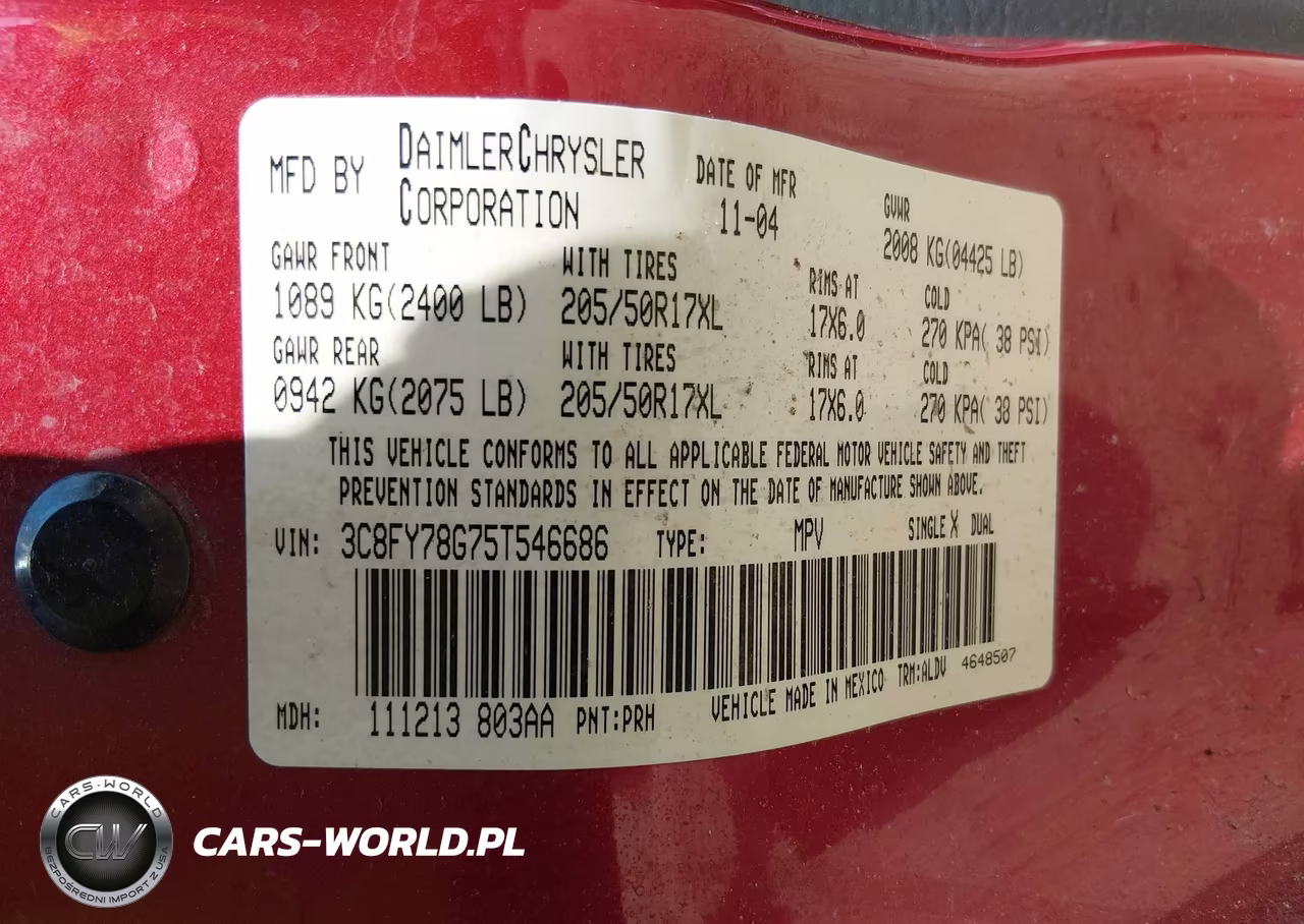 2005 Chrysler Pt Cruiser Gt VIN:3C8FY78G75T546686 - 9