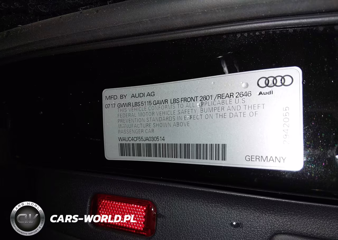 2018 Audi S5 3.0T Premium Plus VIN:WAUC4CF55JA030514 - 9