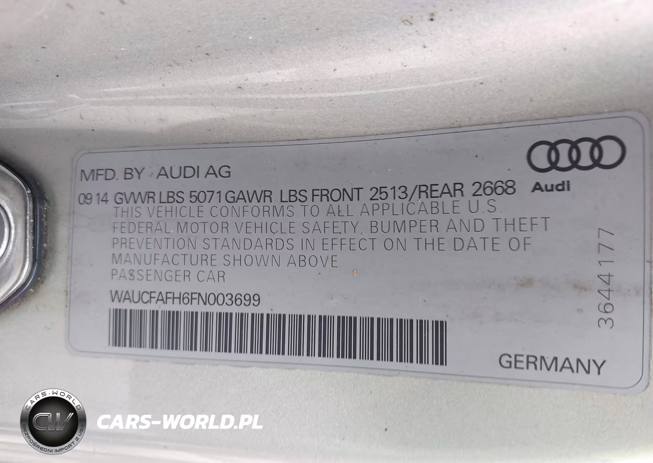 2015 Audi A5 2.0T Premium VIN:WAUCFAFH6FN003699 - 9