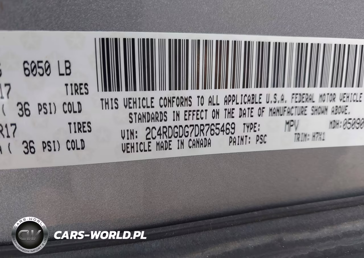 2013 Dodge Grand Caravan Crew VIN:2C4RDGDG7DR765469 - 9