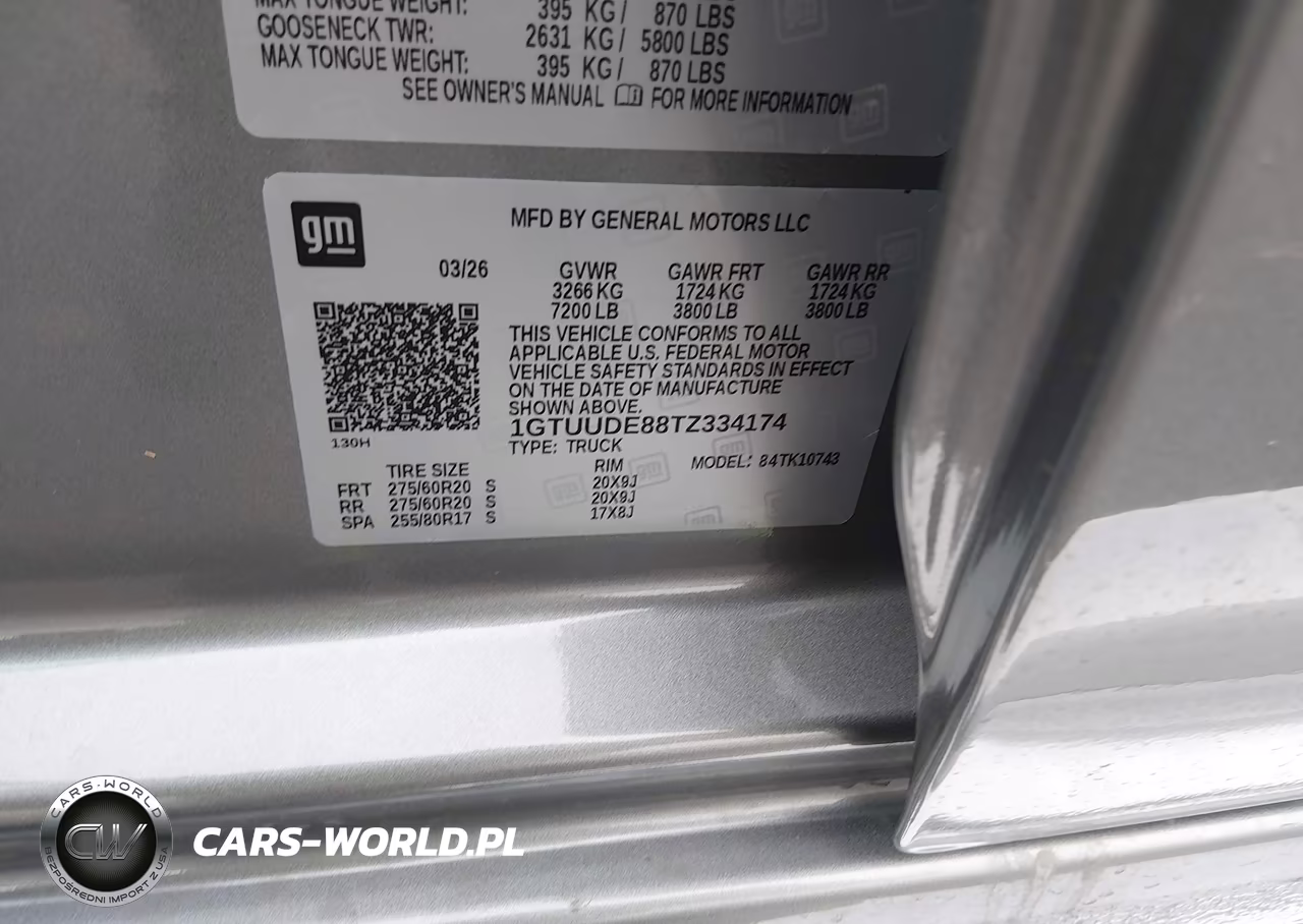 2026 GMC Sierra 1500 Slt VIN:1GTUUDE88TZ334174 - 9