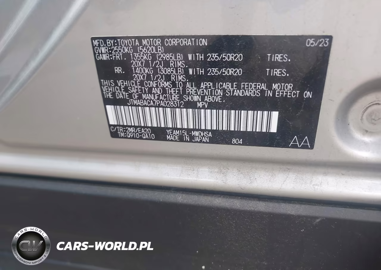 2023 Toyota Bz4X Limited VIN:JTMABACA7PA028312 - 9