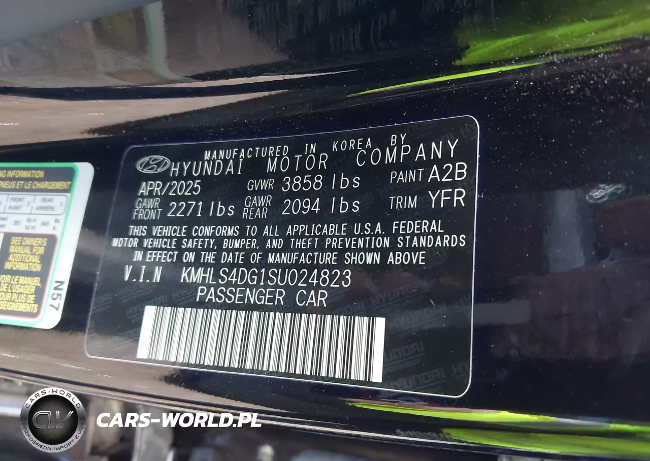 2025 Hyundai Elantra Sel Convenience VIN:KMHLS4DG1SU024823 - 9