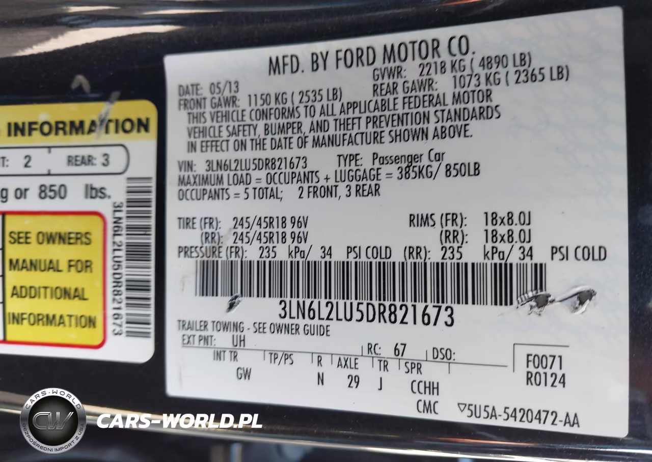 2013 Lincoln Mkz Hybrid VIN:3LN6L2LU5DR821673 - 9