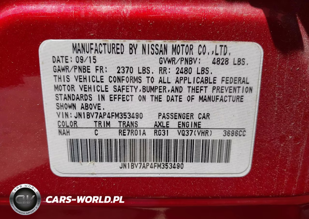 2015 Infiniti Q50 Premium VIN:JN1BV7AP4FM353490 - 9