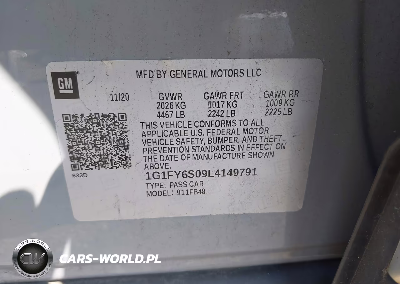 2020 Chevrolet Bolt Ev Fwd Lt VIN:1G1FY6S09L4149791 - 9