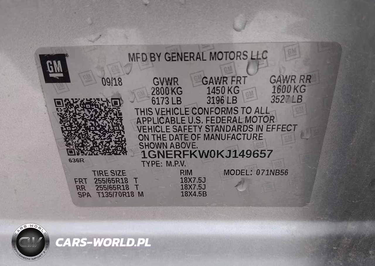 2019 Chevrolet Traverse Ls VIN:1GNERFKW0KJ149657 - 9