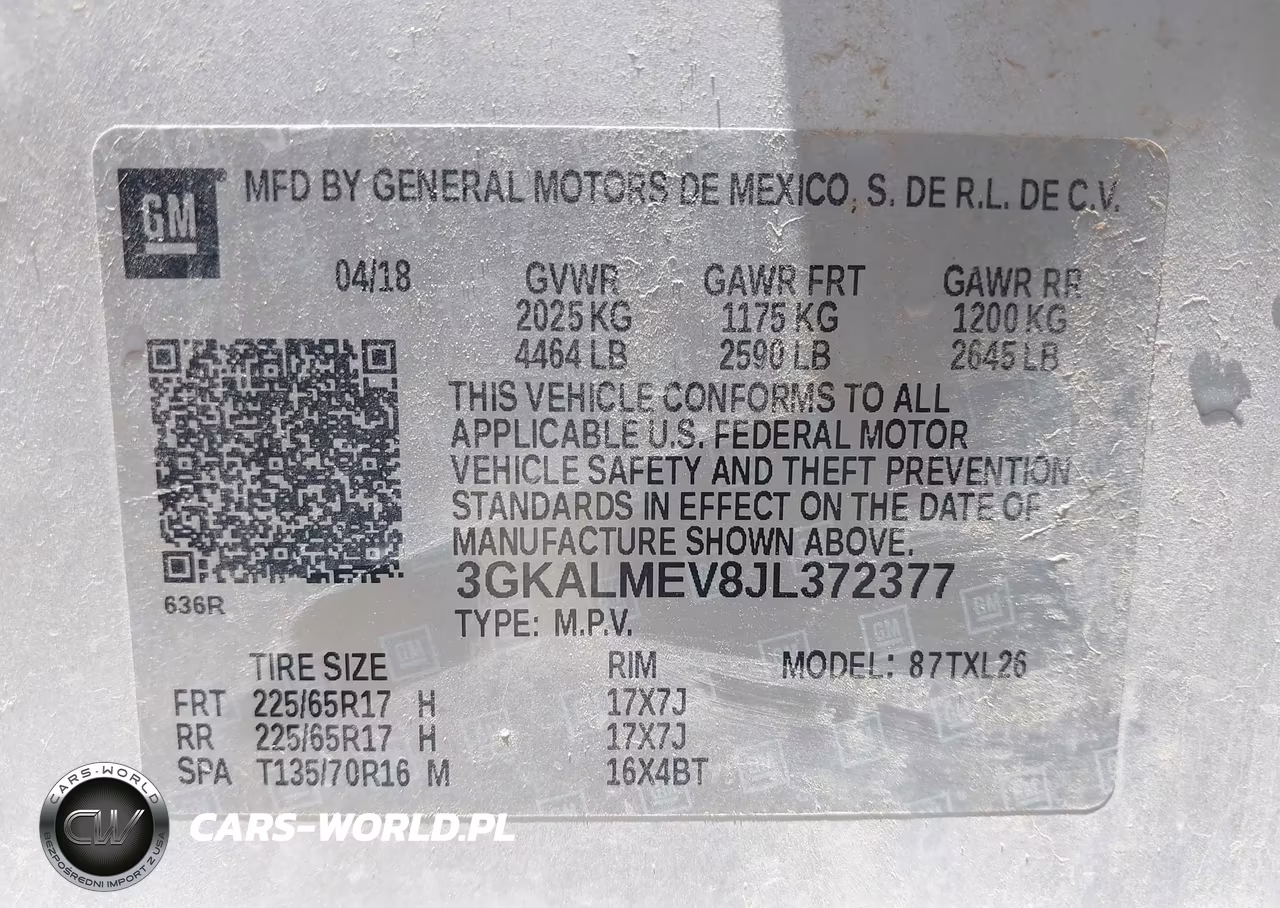 2018 GMC Terrain Sle VIN:3GKALMEV8JL372377 - 9