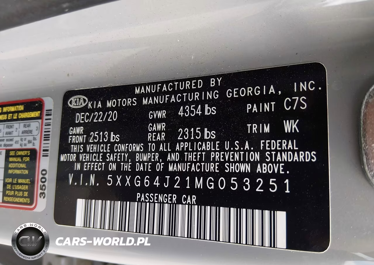 2021 Kia K5 Gt-Line VIN:5XXG64J21MG053251 - 9