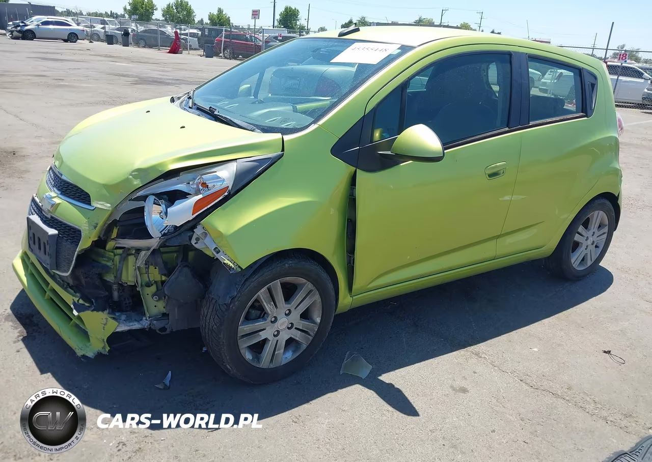 2013 Chevrolet Spark 1Lt Auto VIN:KL8CD6S92DC502876 - 2