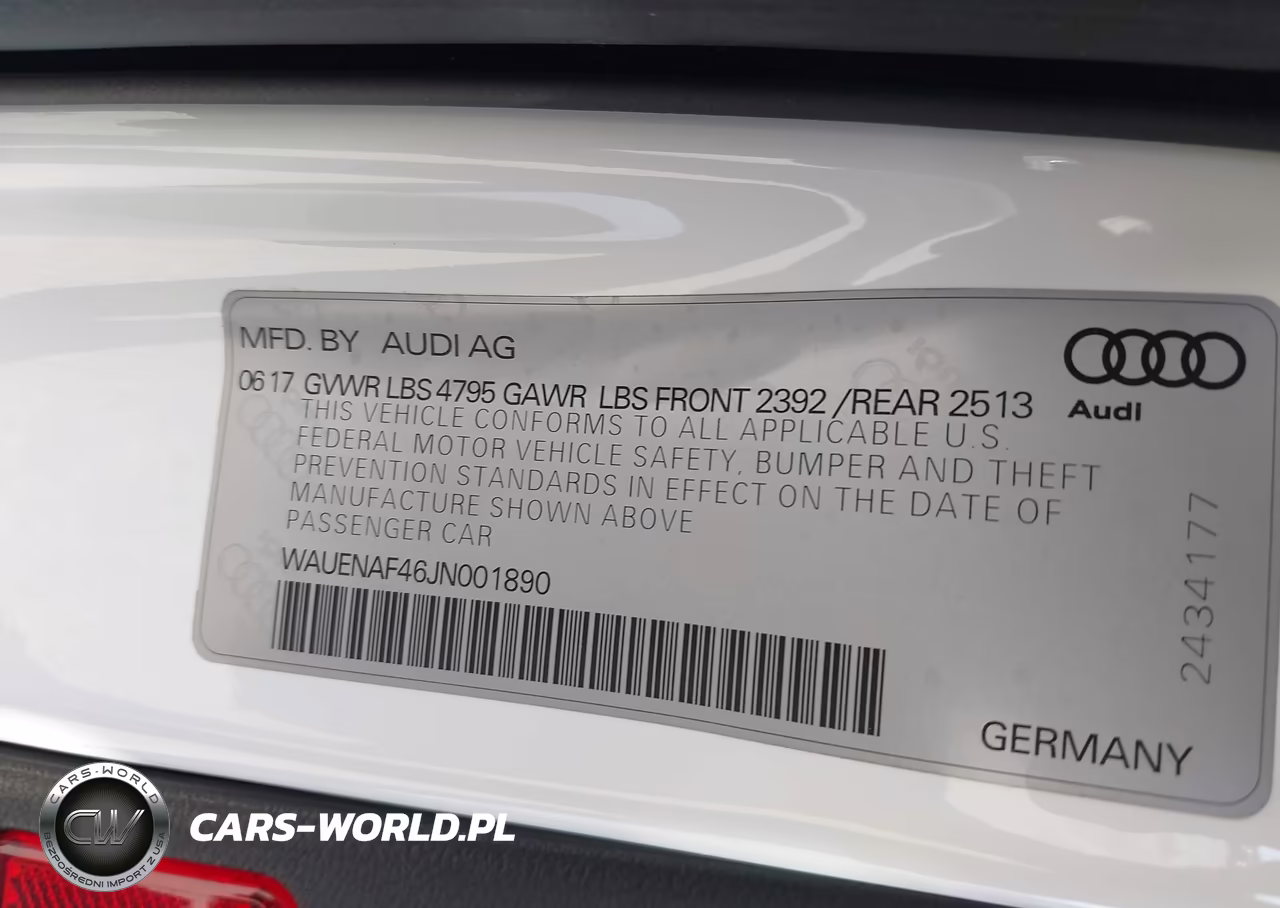 2018 Audi A4 2.0T Premium-2.0T Tech Premium VIN:WAUENAF46JN001890 - 9