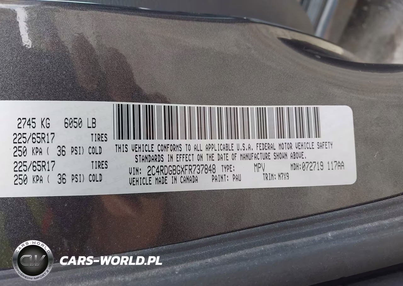 2015 Dodge Grand Caravan Se Plus VIN:2C4RDGBGXFR737848 - 9