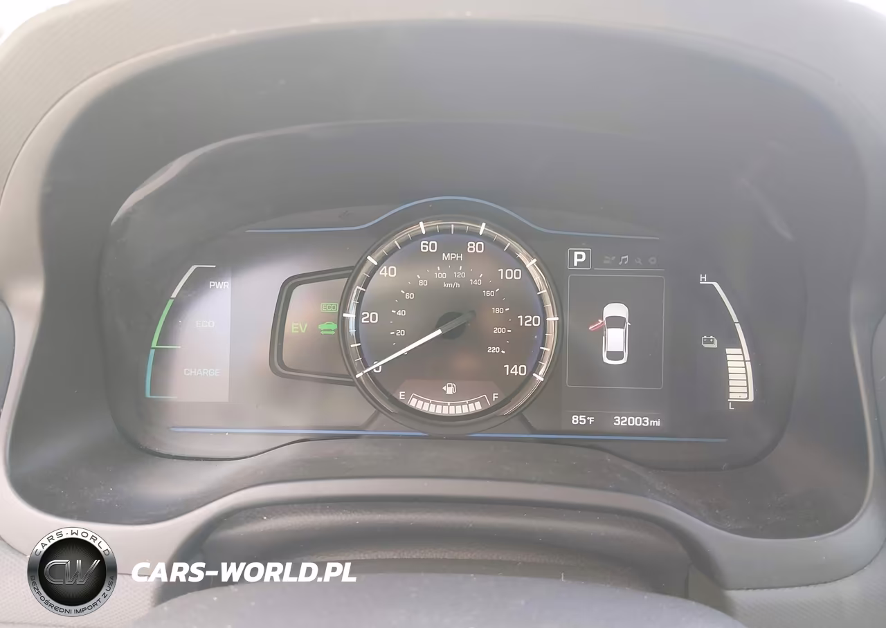2018 Hyundai Ioniq Hybrid Blue VIN:KMHC65LC9JU076630 - 7