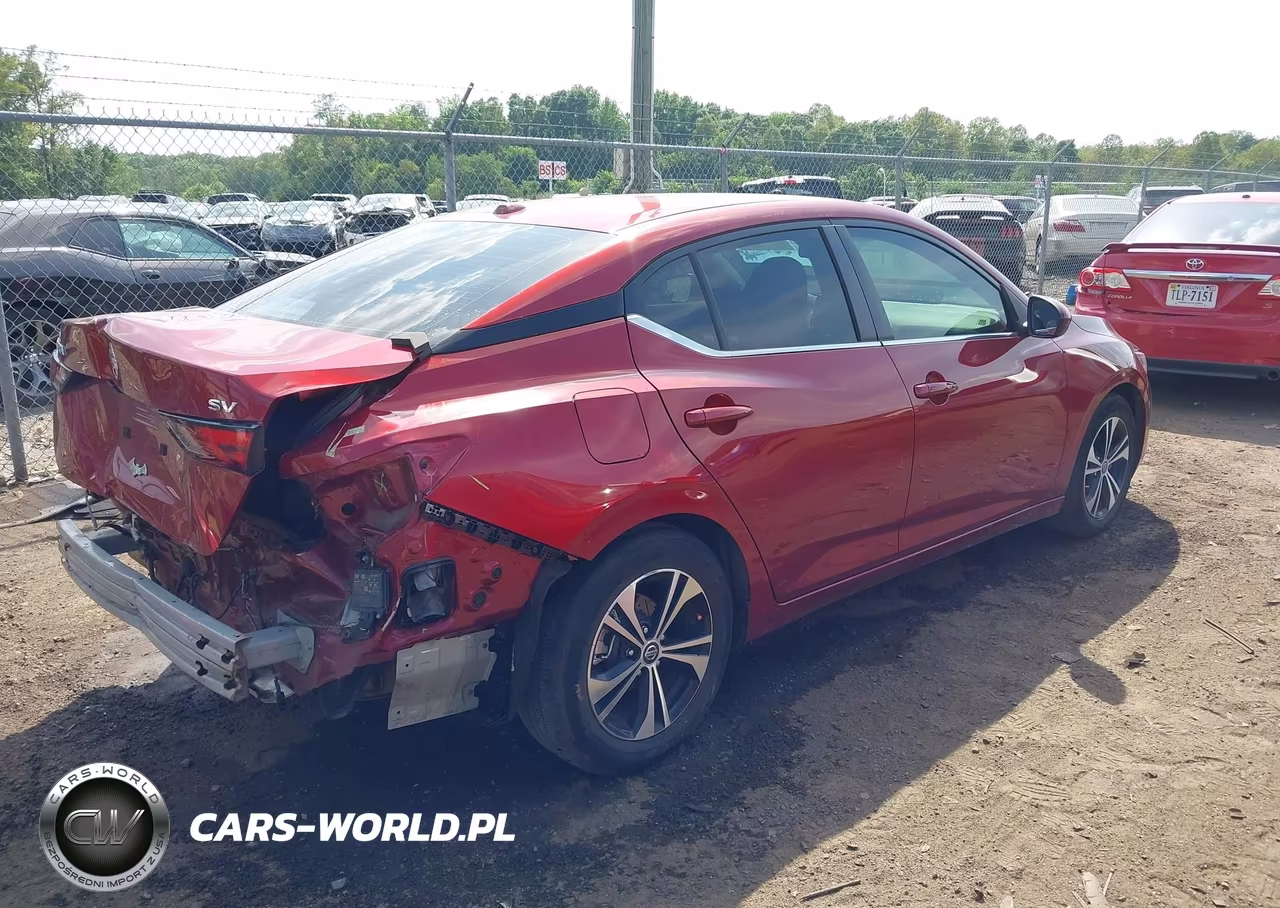 2022 Nissan Sentra Sv Xtronic Cvt VIN:3N1AB8CV6NY315051 - 4