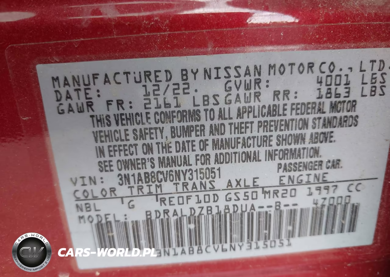 2022 Nissan Sentra Sv Xtronic Cvt VIN:3N1AB8CV6NY315051 - 9