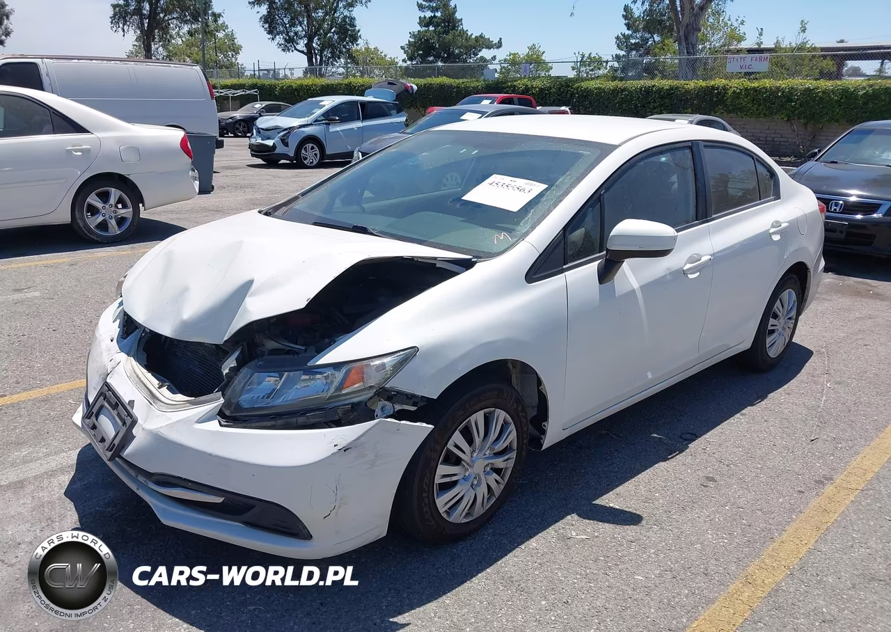 2014 Honda Civic Lx VIN:19XFB2F58EE259949 - 2