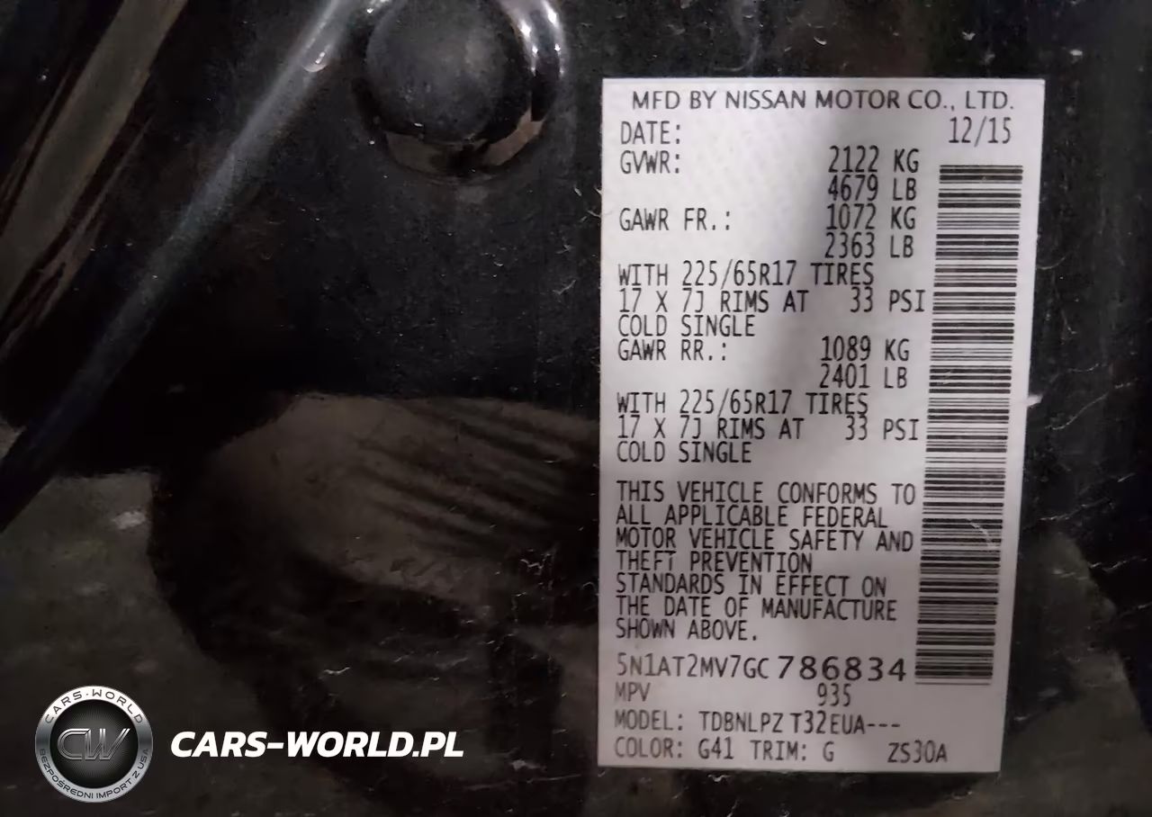 2016 Nissan Rogue S-Sl-Sv VIN:5N1AT2MV7GC786834 - 9