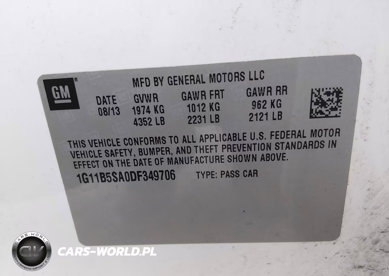 2013 Chevrolet Malibu 1Ls VIN:1G11B5SA0DF349706 - 9