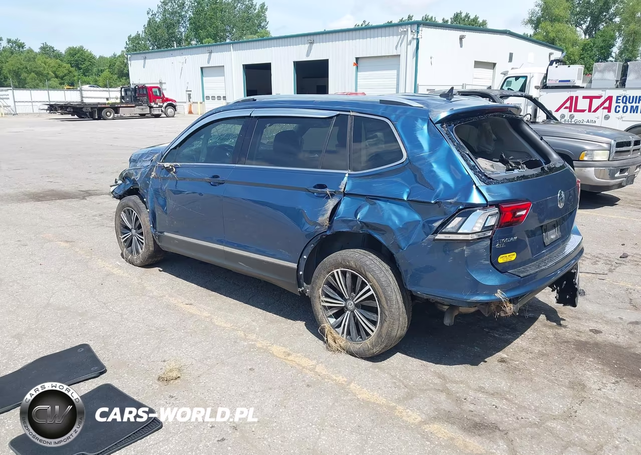 2019 Volkswagen Tiguan 2.0T Se-2.0T Sel-2.0T Sel R-Line-2.0T Sel R-Line Black VIN:3VV2B7AX8KM016195 - 3
