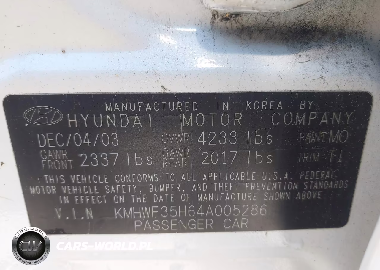 2004 Hyundai Sonata Gls-Lx VIN:KMHWF35H64A005286 - 9