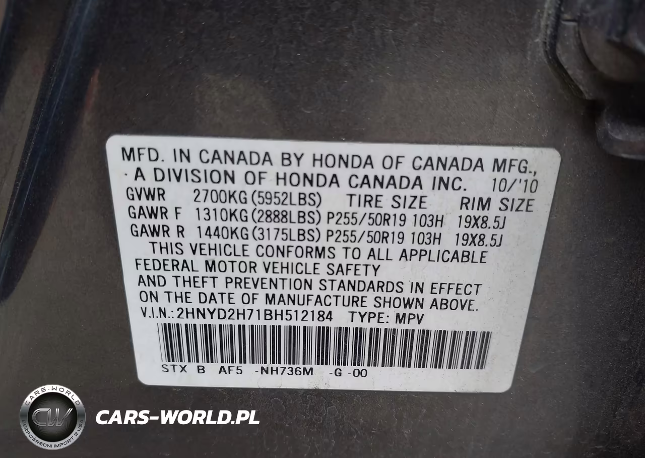 2011 Acura Mdx Advance Package VIN:2HNYD2H71BH512184 - 9