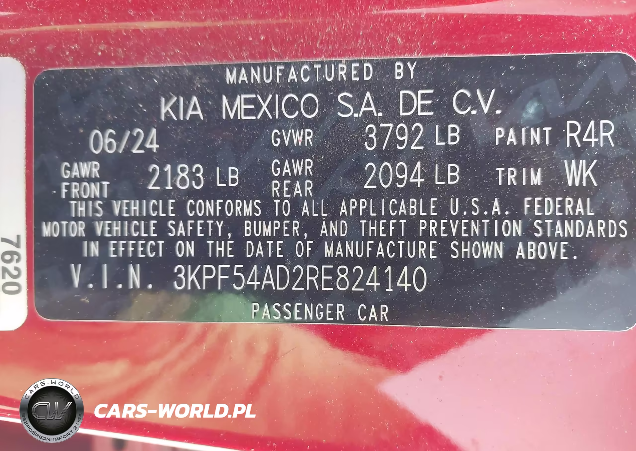 2024 Kia Forte Gt-Line VIN:3KPF54AD2RE824140 - 9