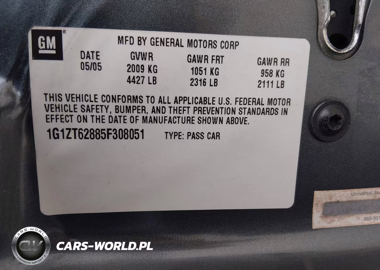 2005 Chevrolet Malibu Maxx Ls VIN:1G1ZT62885F308051 - 9