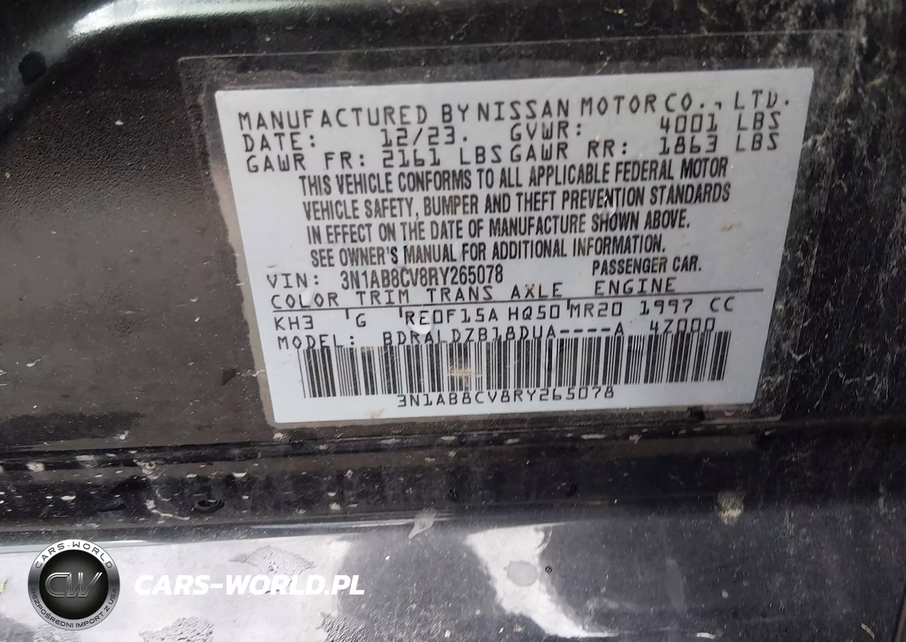 2024 Nissan Sentra Sv Xtronic Cvt VIN:3N1AB8CV8RY265078 - 9