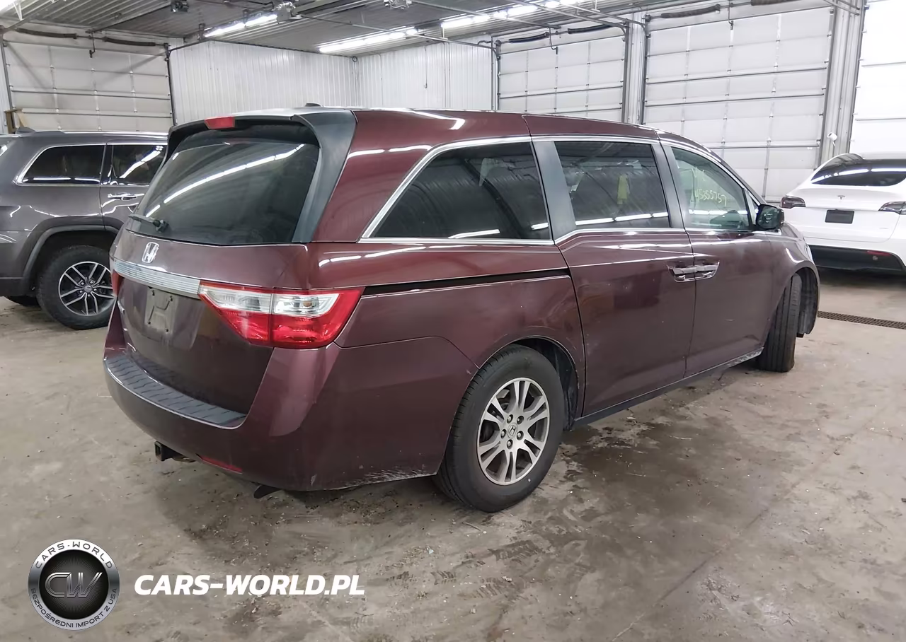 2011 Honda Odyssey Ex-L VIN:5FNRL5H67BB018312 - 4