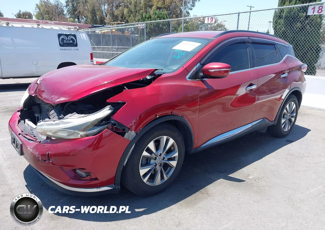 2015 Nissan Murano Sv VIN:5N1AZ2MG1FN261707 - 2