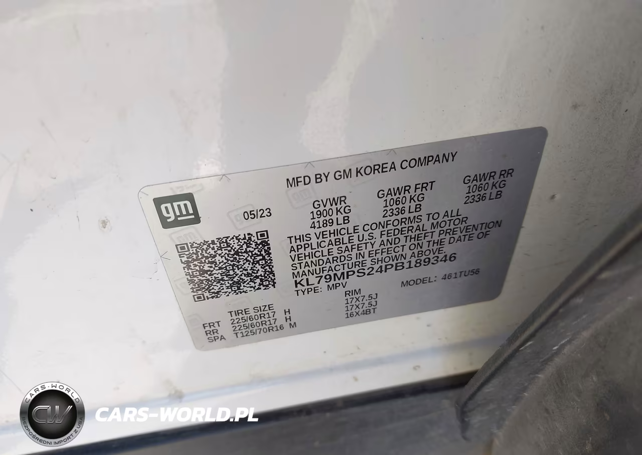 2023 Chevrolet Trailblazer Fwd Lt VIN:KL79MPS24PB189346 - 9