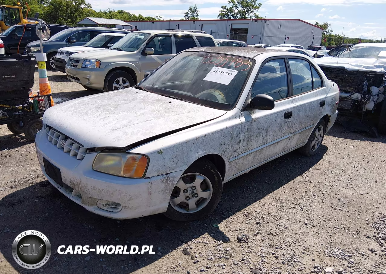 2002 Hyundai Accent Gl VIN:KMHCG45C12U275080 - 2