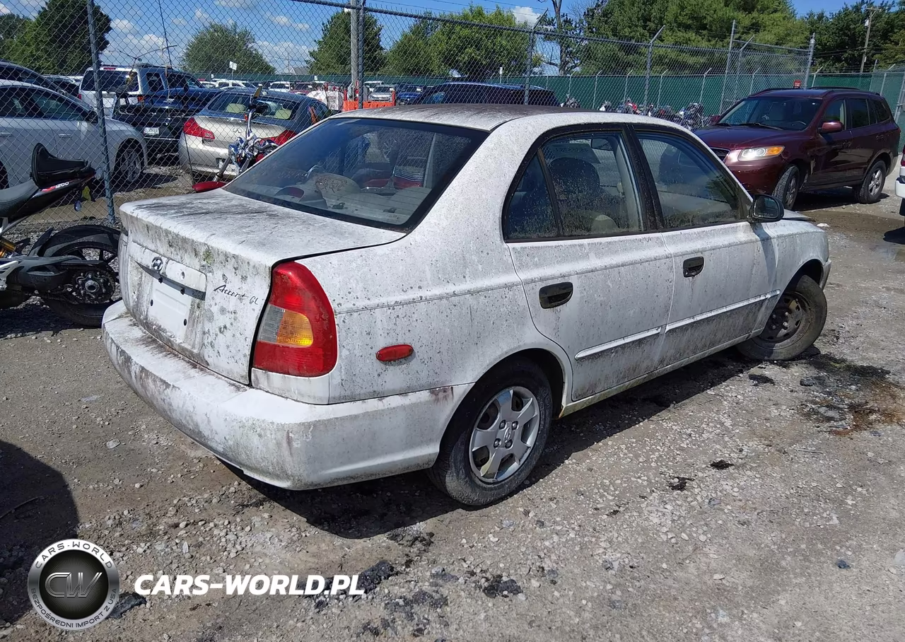 2002 Hyundai Accent Gl VIN:KMHCG45C12U275080 - 4