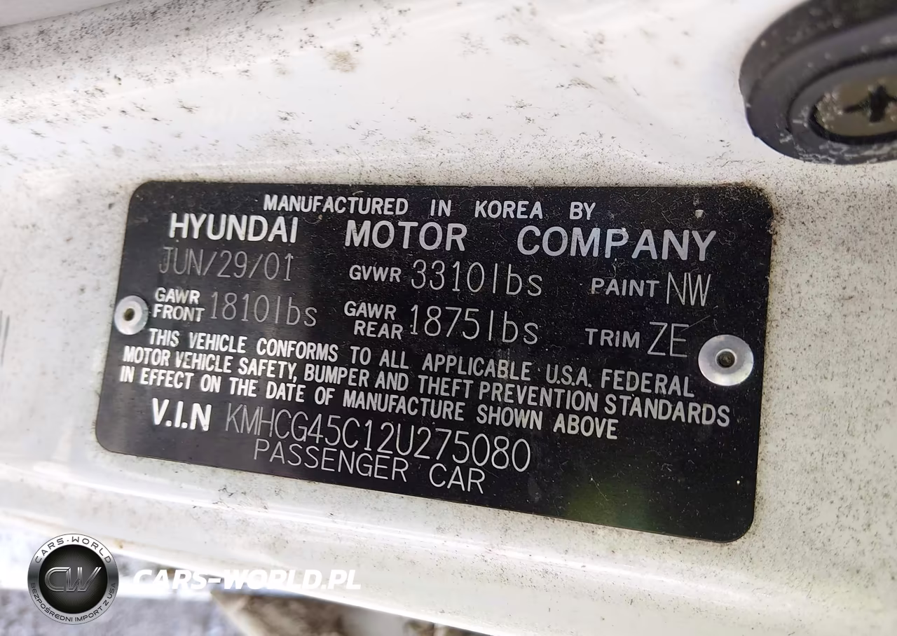 2002 Hyundai Accent Gl VIN:KMHCG45C12U275080 - 9
