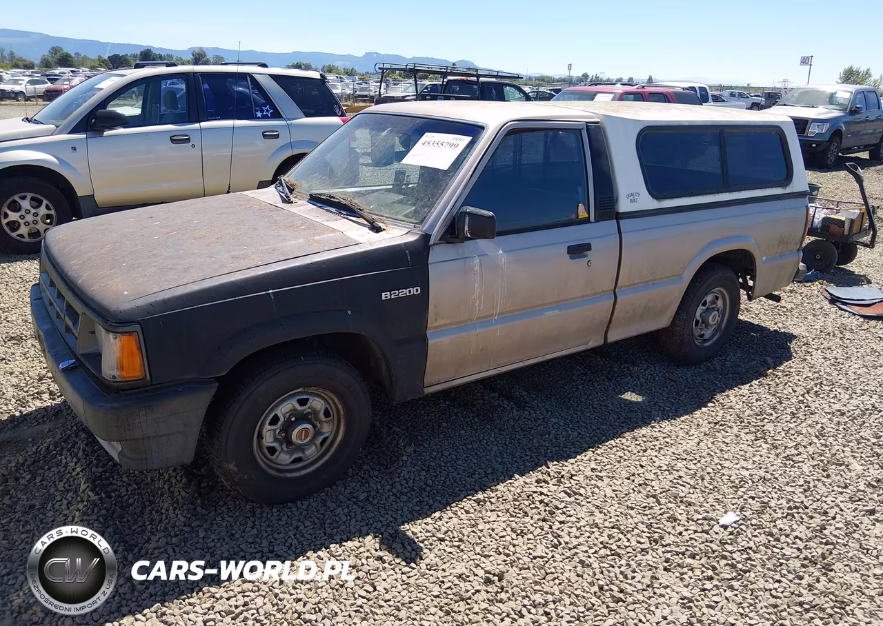 1988 Mazda B2200 Short Bed VIN:JM2UF1130J0330555 - 2