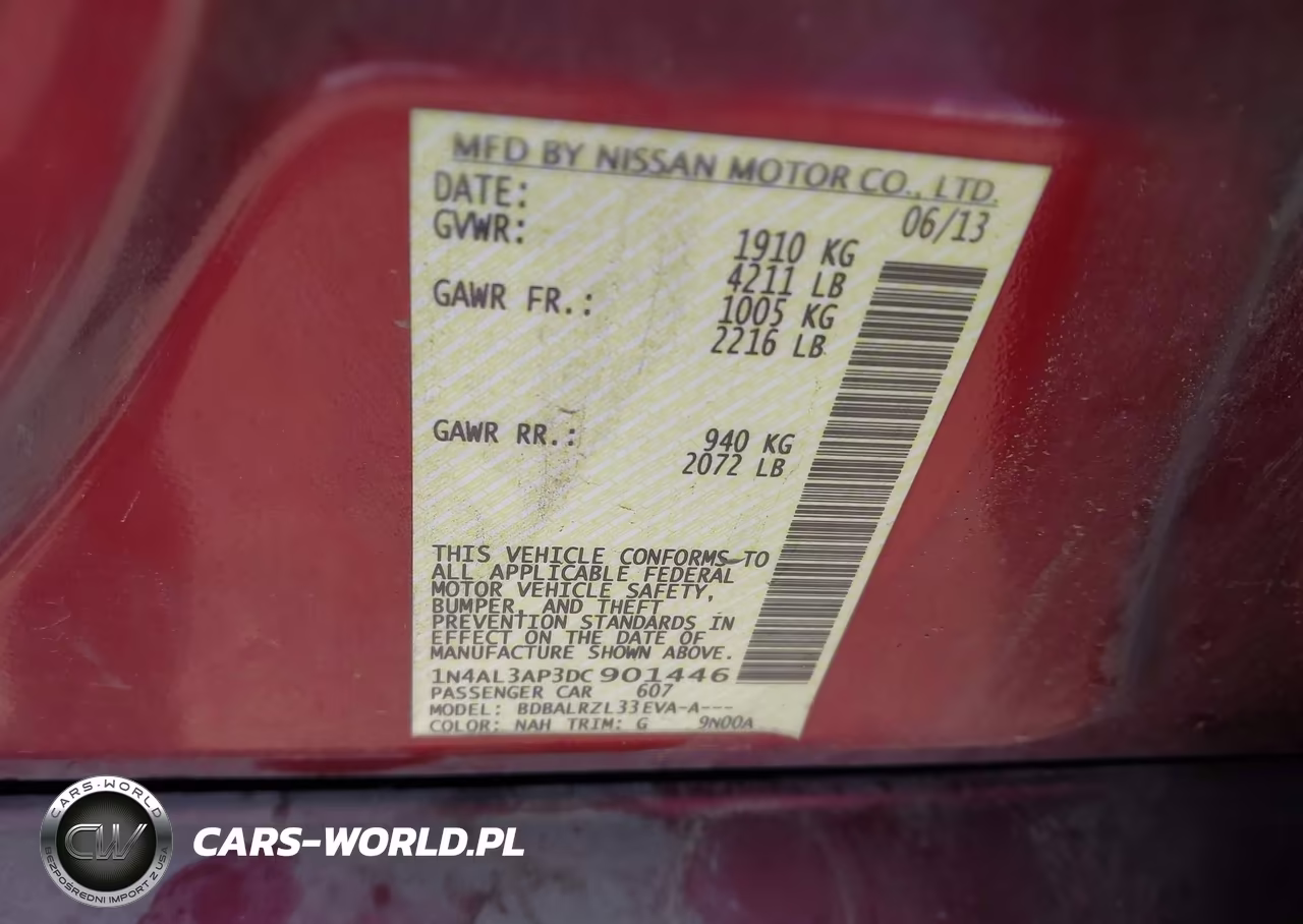 2013 Nissan Altima 2.5 S VIN:1N4AL3AP3DC901446 - 9