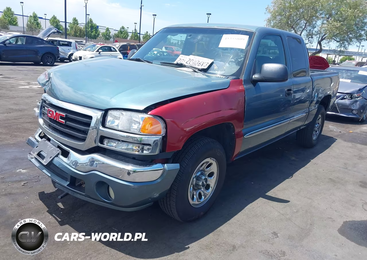 2007 GMC Sierra 1500 Classic Sle1 VIN:1GTEC19T07Z103506 - 2